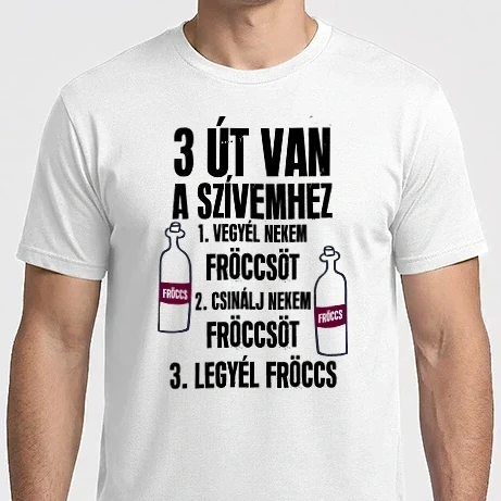 Férfi Imperial póló - 3 út van a szívemhez