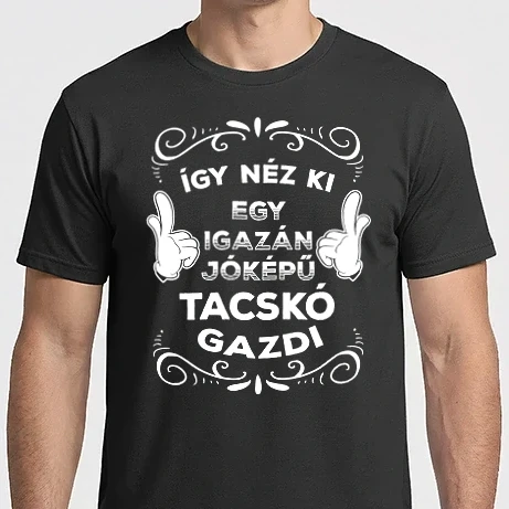 Férfi Imperial póló - Így néz ki egy igazán jóképű gazdi Tacskó