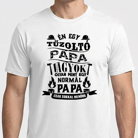 Férfi Imperial póló - Tűzoltó papa