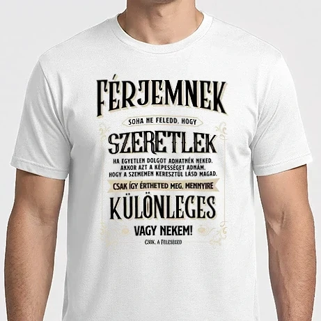 Férfi Imperial póló - Férjemnek...
