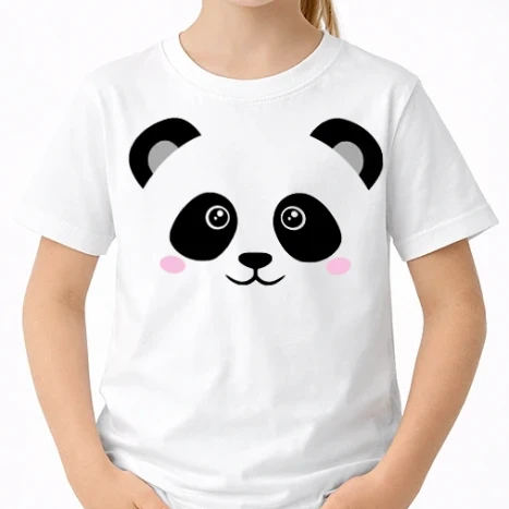Uniszex gyerek Póló - Panda