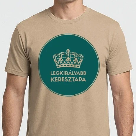 Férfi Imperial póló - Legkirályabb keresztapa