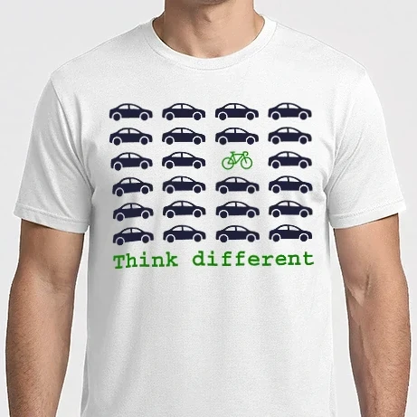 Férfi Imperial póló - Think different