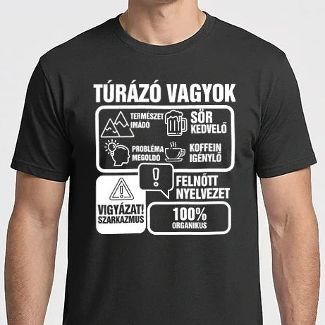Férfi Imperial póló - Túrázó vagyok