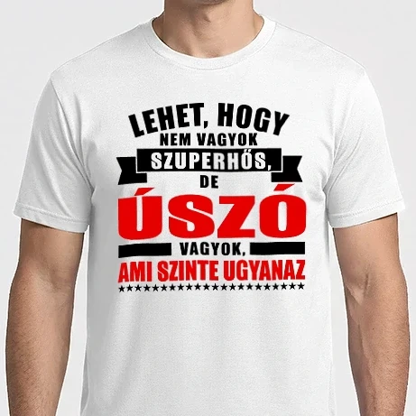 Férfi Imperial póló - Lehet hogy nem vagyok szuperhős de ÚSZÓ