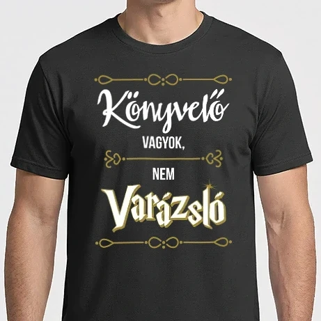 Férfi Imperial póló - Könyvelő vagyok nem varázsló