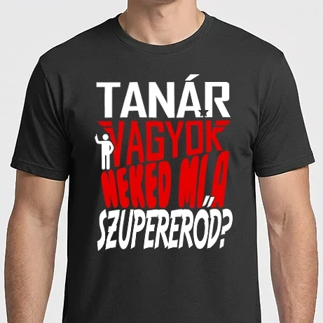 Férfi Imperial póló - Szuperhős tanár