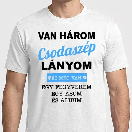 Férfi Imperial póló - Van Három Csodaszép Lányom