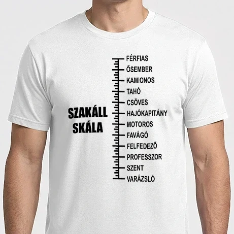 Férfi Imperial póló - Szakáll Skála