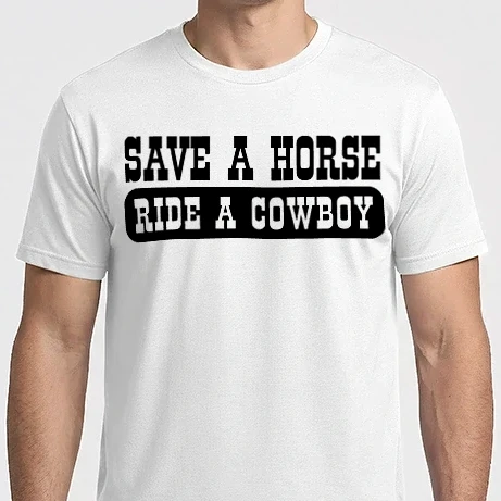 Férfi Imperial póló - Save a Horse Ride a Cowboy.eps