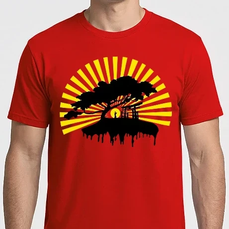 Férfi Imperial póló - rising sun