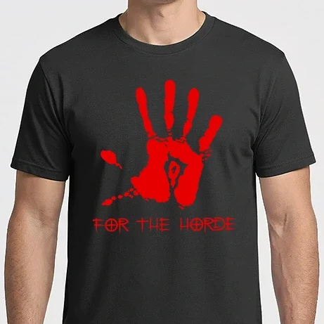 Férfi Imperial póló - For The Horde Hand.eps