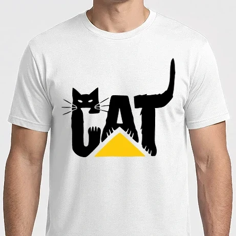 Férfi Imperial póló - Cat vicces cicás logó
