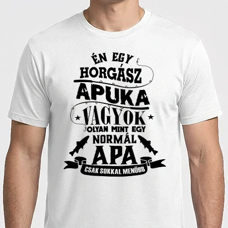 Férfi Imperial póló - Horgasz apuka2