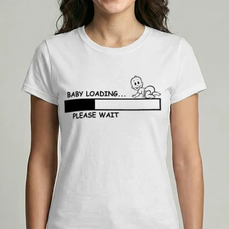 Női Imperial póló - Baby loading