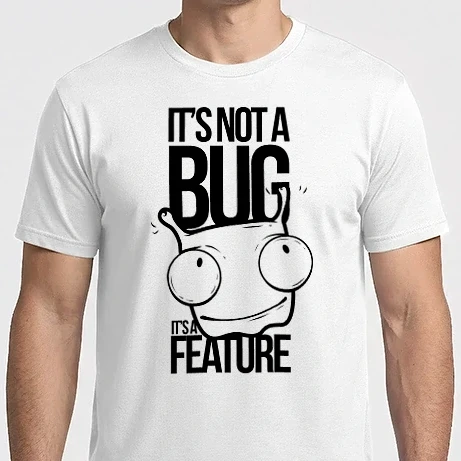 Férfi Imperial póló - It's not a bug it's a feature