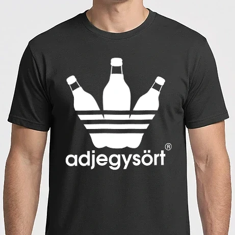 Férfi Imperial póló - adidas Adj egy sört színezhető minta