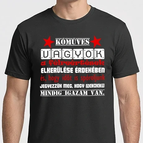 Férfi Imperial póló - Kőműves vagyok mindig igazam van színezhető