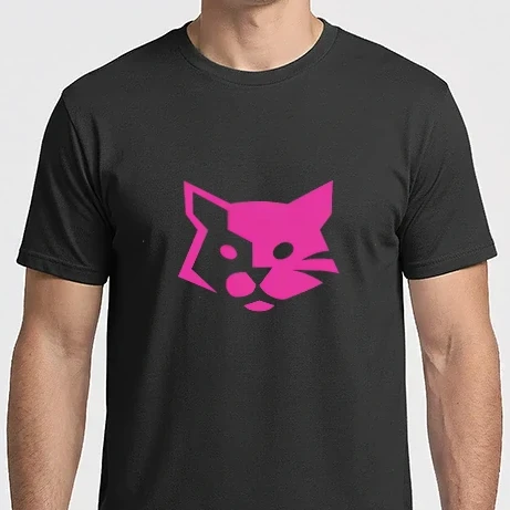 Férfi Imperial póló - Magenta cica póló elejére