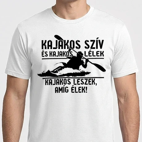 Férfi Imperial póló - Kajakos szív, kajakos lélek