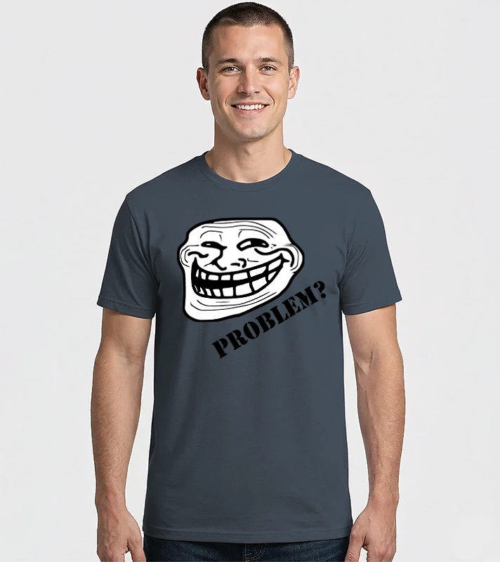 Trollface Problem - internet mém – Férfi Imperial póló