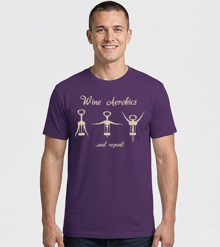 Wine Aerobics – Férfi Imperial póló