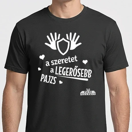 Férfi Imperial póló - A szeretet a legerősebb pajzs