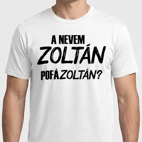 Férfi Imperial póló - A nevem Zoltán