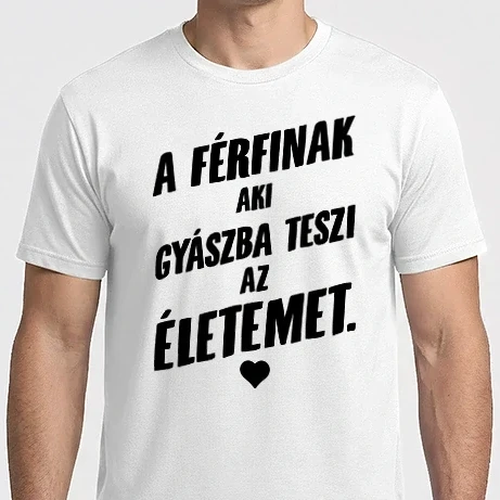 Férfi Imperial póló - Szerelmemnek bögre