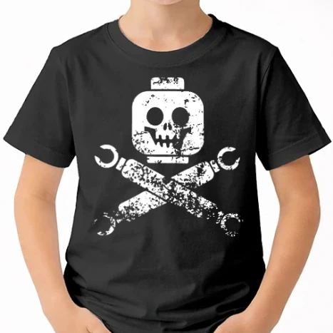 Uniszex gyerek Póló - Jolly Roger Destroy