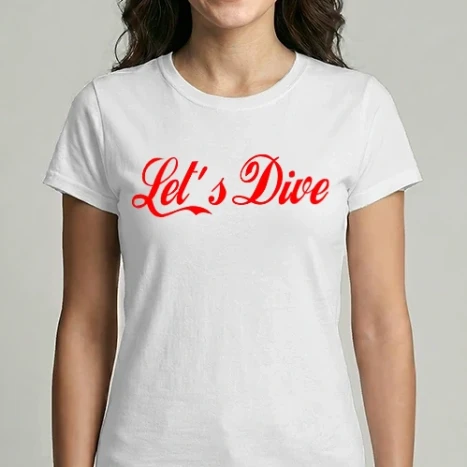 Női Imperial póló - Let's Dive