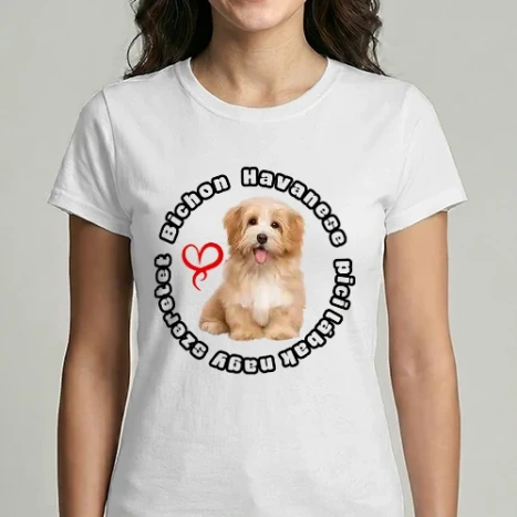 Női Imperial póló - Bichon havanese pici lábak nagy szeretet