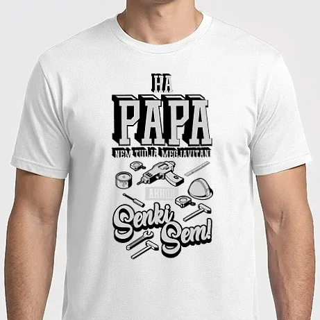 Férfi Imperial póló - Ha papa nem akkor senkisem