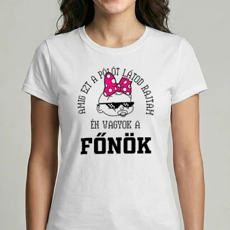 Női Imperial póló - Én vagyok a főnök lány