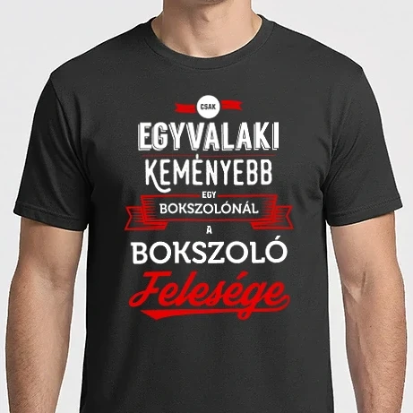 Férfi Imperial póló - Csak egy valaki keményebb a bokszolónál