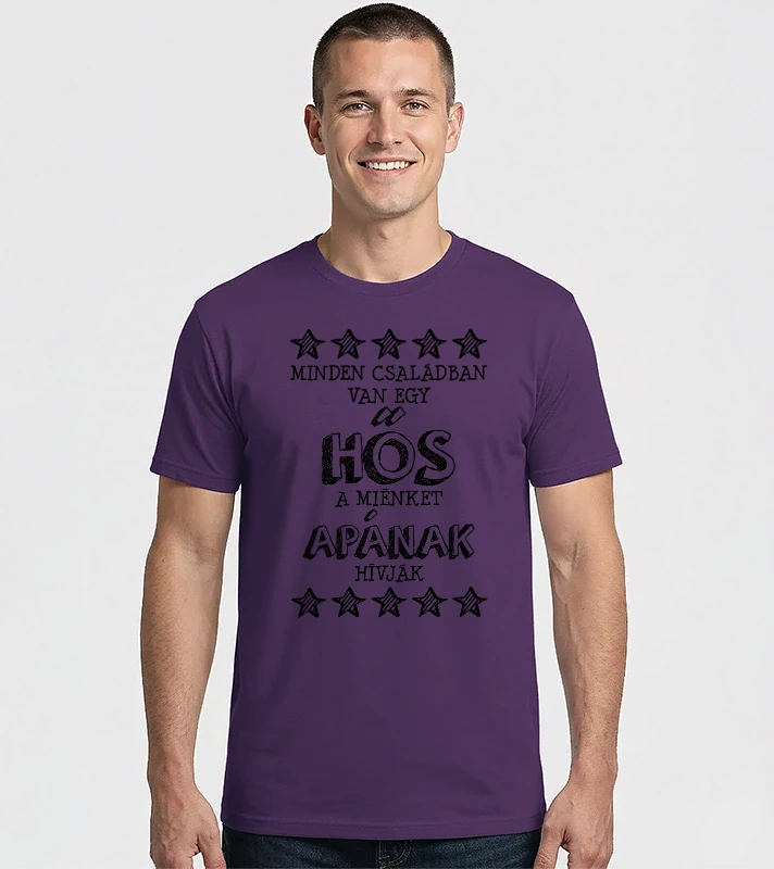 Hős apa – Férfi Imperial póló