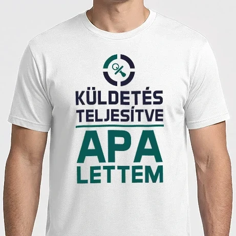 Férfi Imperial póló - Küldetés teljesítve apa
