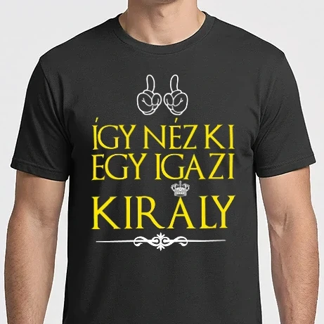 Férfi Imperial póló - Így néz ki egy igazi Király