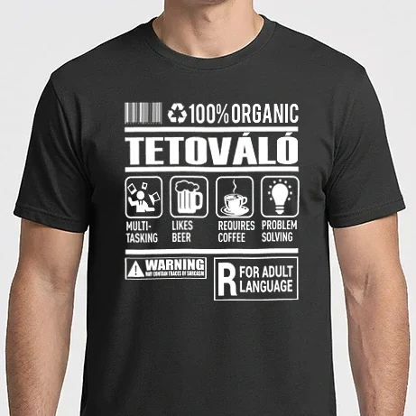 Férfi Imperial póló - Organic tetováló