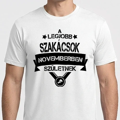 Férfi Imperial póló - A legjobb szakácsok novemberben születnek