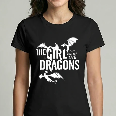 Női Imperial póló - Trónok Harca - The Girl with the Dragons