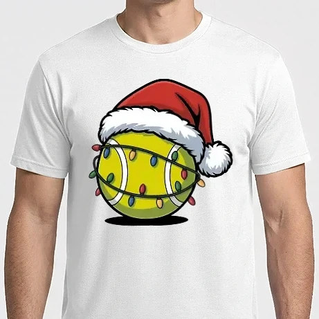 Férfi Imperial póló - Karácsonyi teniszlabda