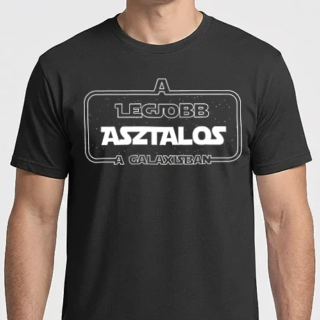Férfi Imperial póló - Legjobb asztalos a galaxisban