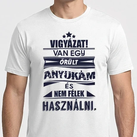 Férfi Imperial póló - Van egy őrült anyukám