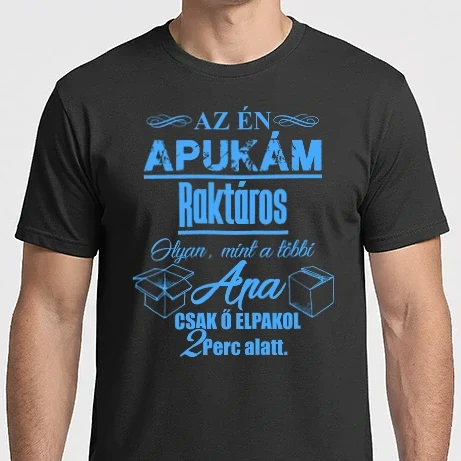 Férfi Imperial póló - raktaros_apuka_kornit