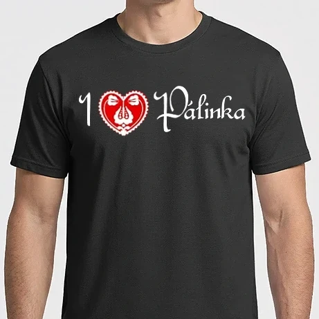 Férfi Imperial póló - I love Pálinka!