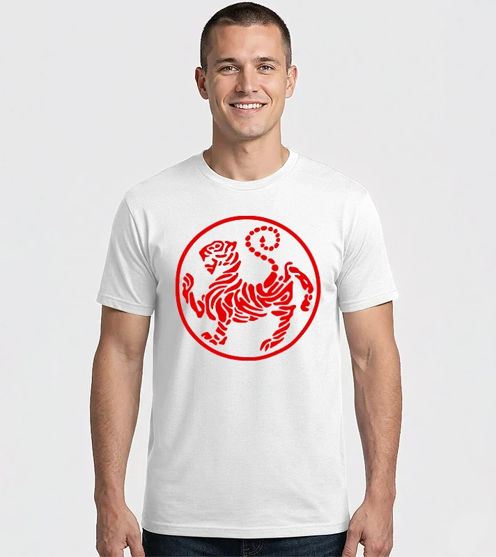 shotokan-tiger-in-circle-1color – Férfi Imperial póló