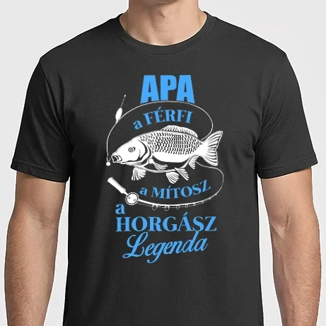 Férfi Imperial póló - Apa horgászlegenda