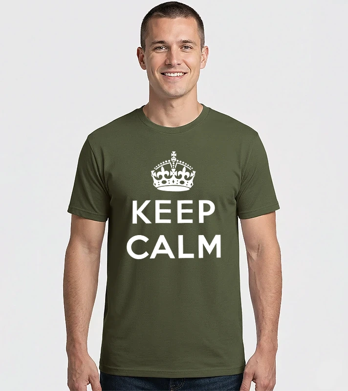 keep calm sablon – Férfi Imperial póló