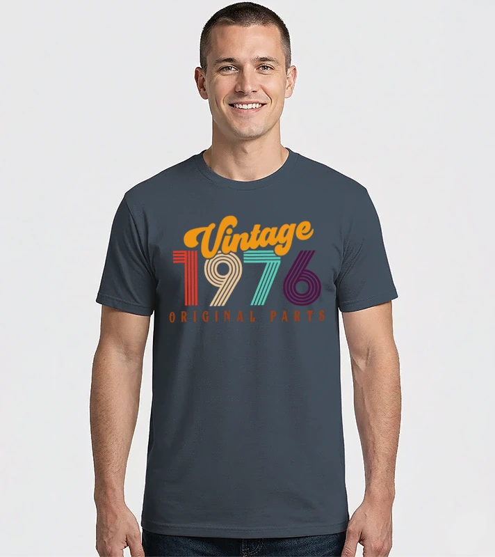 1976 vintage 50. szülinap – Férfi Imperial póló